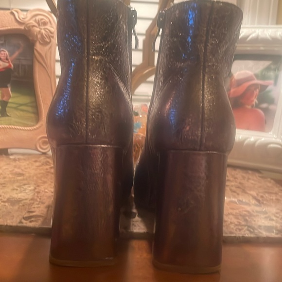 Shu Shop silver chrome booties. Gently worn. - Picture 4 of 5